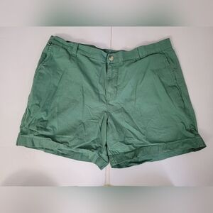 Columbia Womens Green Performance Fishing Gear Activewear Shorts